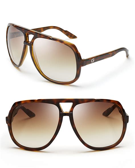 gucci 1561 sunglasses|Gucci oversized aviator sunglasses.